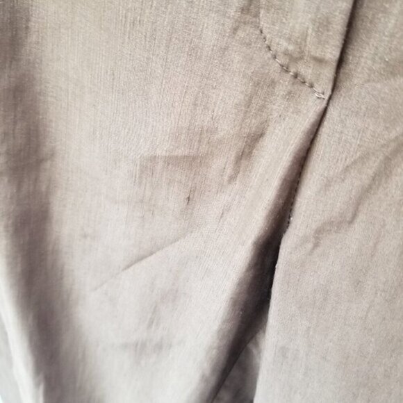 Sarah Pacini Linen Blend Ankle Zipper Pants - Picture 11 of 14